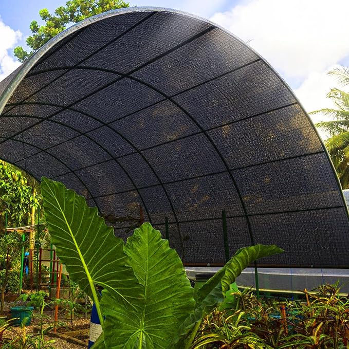 70% Shade Cloth, 14FTx20FT HDPE Mesh Tarp with Reinforced Grommets, Outdoor Sun Shade Net for Greenhouse, Plants, Garden, Pergola, Patio, Chicken Coop (14FT*20FT)
