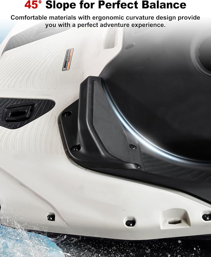 Step Wedges for Sea Doo Spark 2024 2025, Foot Wedges Foot Rest Pedal Kit with 45 Degree Slope for Sea-Doo Spark 2024+ Accessories (2PCS, Replace #295101263)