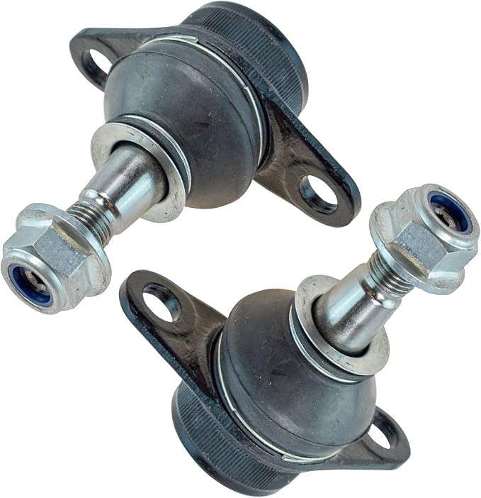 TRQ Front Lower Driver and Passenger Side Ball Joint Set Compatible with 2003-2014 Volvo XC90 2008-2009 S60 2007 S60 From VIN 626502