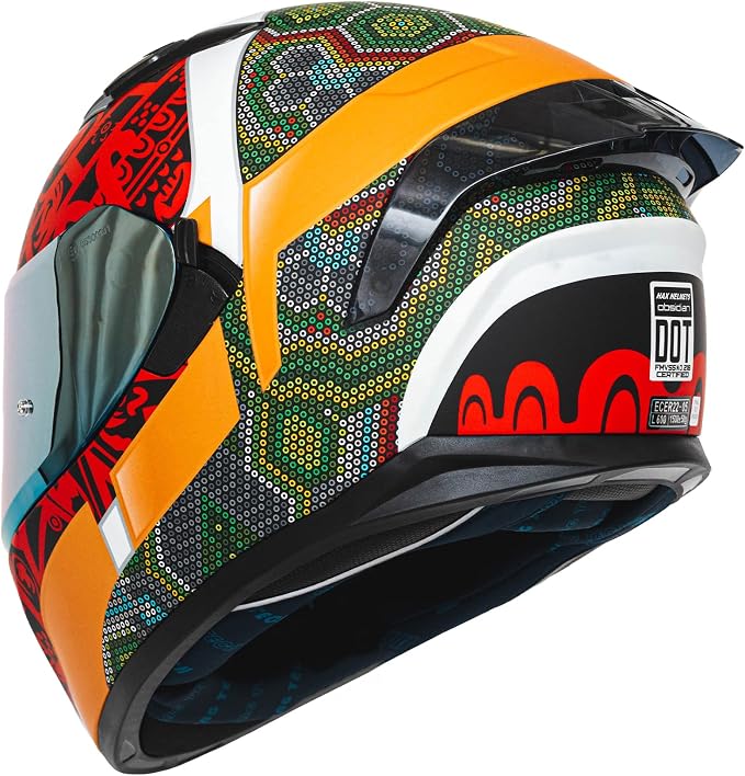 HAX Obsidian Full Face Dual Visor Adult Motorcycle Helmet for Motorbike Street Bike with Pinlock Ready DOT Approved HUICHIOL Green L