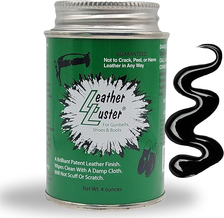 Skin Revolution Leather Luster Patent Leather Polish, Cleaner and Conditioner | Made in the USA, 4oz