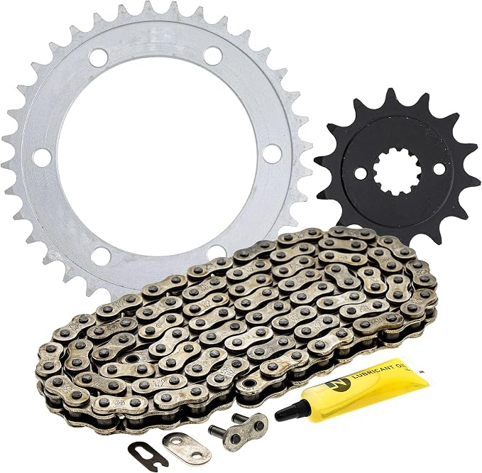 NICHE Drive Sprocket Chain Combo for Honda CBR300R CB300F Front 14 Rear 36 Tooth 520NZ Standard 108 Links