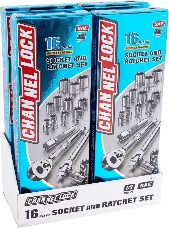 Channellock - 16-Pc 1/2 Dr Fractional Sae S (32161)