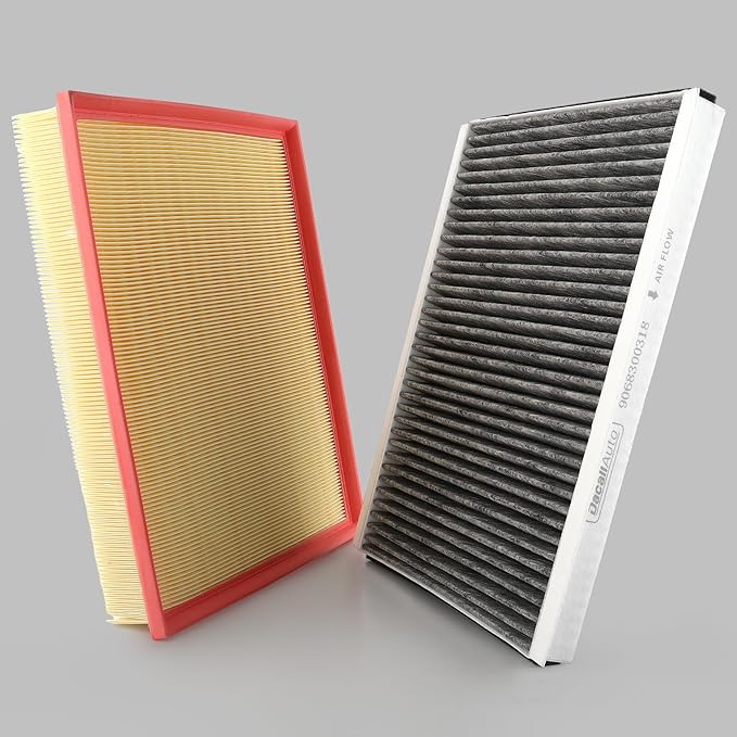 Engine & Cabin Air Filter Set for Mercedes Sprinter Van (2010-2018) 2500 3500; (2007-2018) Freightliner Dodge Sprinter 2500 3500; Replace 9068300318, A0000903751