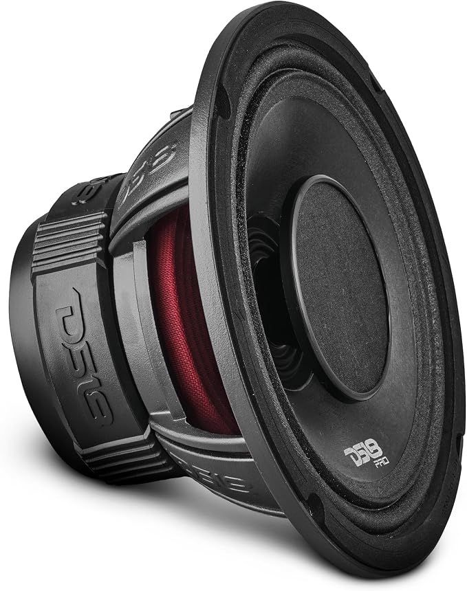 DS18 PRO-HY8.4B 8" Hybrid Mid-Range Car Audio Loudspeaker with 1" VC Built-in Compression Driver Horn, 500W Max 250W RMS 4 Ohms (1 Speaker)