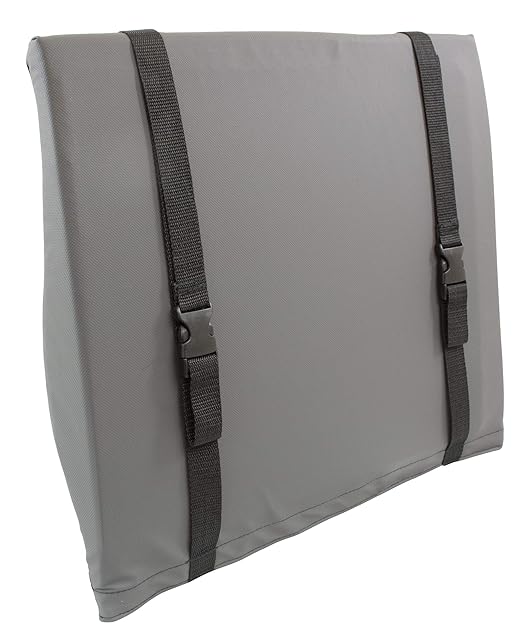 Roscoe Medical BKF-1817 Roscoe Foam Back Seat Cushion with Lumbar Support, Promotes Stability, Comfort and Healthy Posture, 18" x 17"