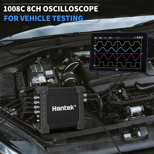 Hantek 1008C PC USB 8CH Automotive Diagnostic Digital Oscilloscope/DAQ/Programmable Generator