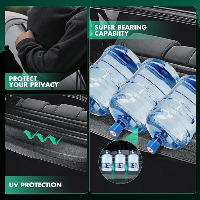SCITOO Cargo Cover Shade 2020-2023 Fit for Mazda CX30 Accessories Retractable Rear Trunk Security Anti-Peeping Privacy Shade Luggage Cover, CX-30 Accessories