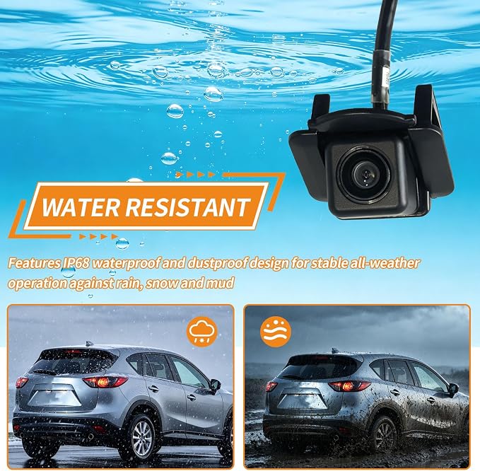 K015-67-RC0A Rear Backup Camera Compatible with 2013-2016 Mazda CX-5 Reverse Camera Replace K01567RC0A MA1960108 K01567RC0, Park Assist Cameras