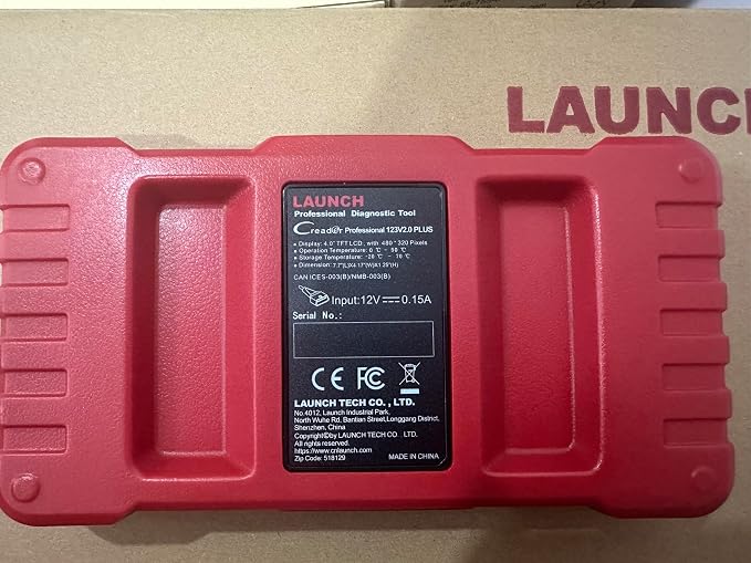 LAUNCH CRP123 V2.0 Plus [2026 New Model] All System Scan Tool with 3 Reset Oil Service/Throttle Relearn/SAS Reset,OBD2 Scanner Diagnostic Tool,Lifetime Free Update