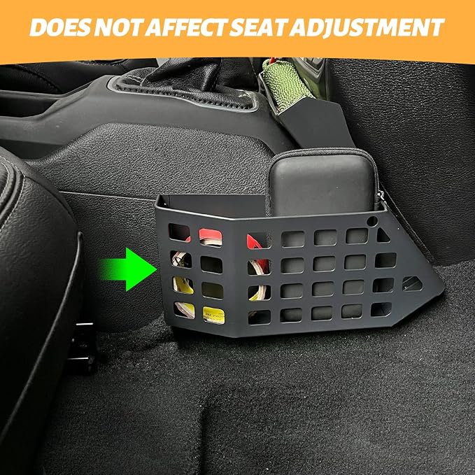 MAIKER Upgrade JL Metal Gear Shift Storage Box Center Console Hanging Box Auto Transmission Gear Tray Compatible with 2018-2024 2025 Jeep Wrangler JL JLU Gladiator JT, Tactical Style