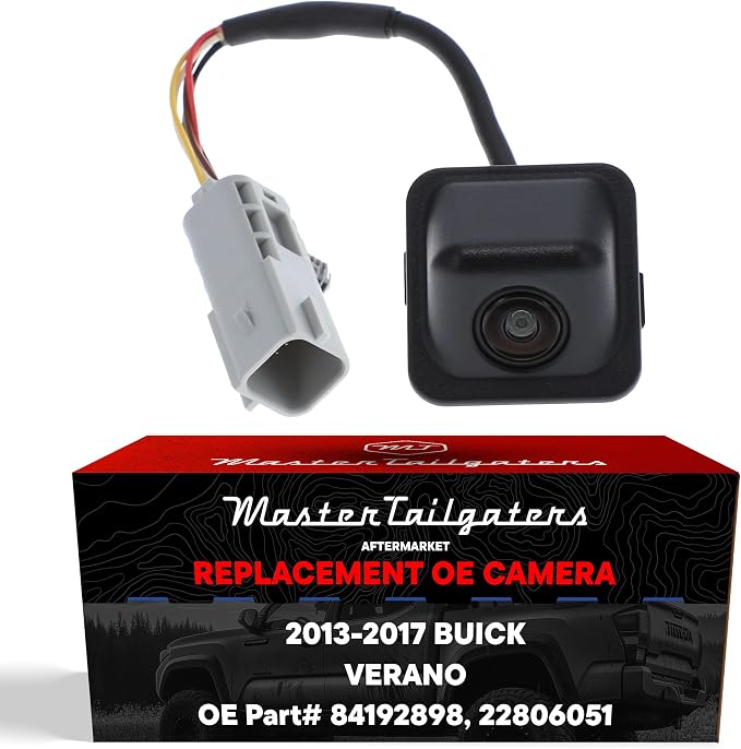 Master Tailgaters Replacement for Buick Verano (2013-2017) Backup Camera OE Part # 22806051, 84192898