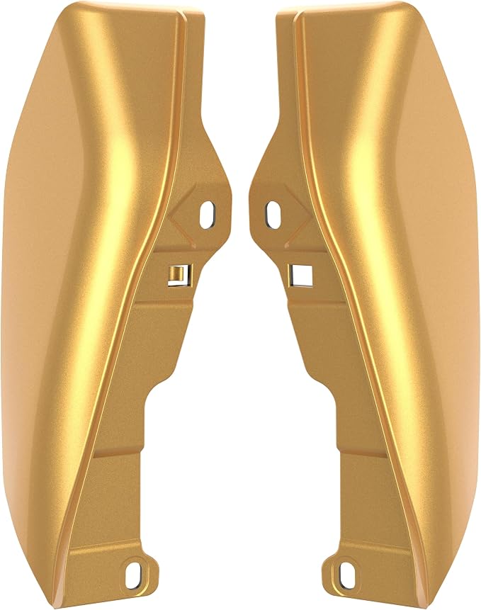 Color - Matched Mid Frame Air Deflectors Heat Shield, Perfectly Fit for Harley Touring Models 2009-2026 Black Hills Gold