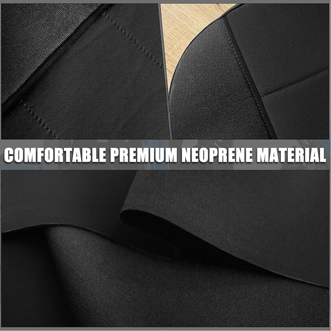 SAPUBK Front Seat Covers Sets Replace for 2014-2018 Chevy Silverado/GMC Sierra 1500, Premium Neoprene with Composite Soft Foam Lining Breathable Seat Cover Cushion