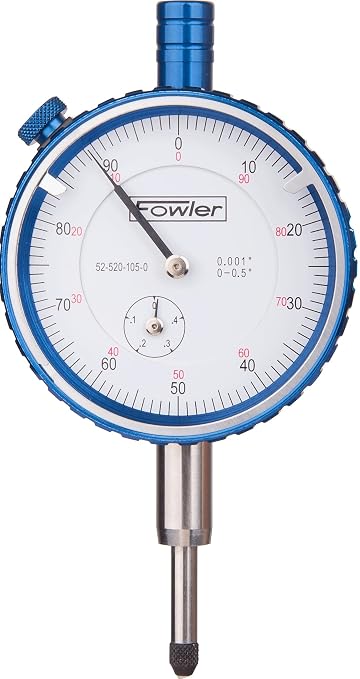 Fowler 52-520-105-0, ADG Dial Indicator with 0-0.50" Measuring Range