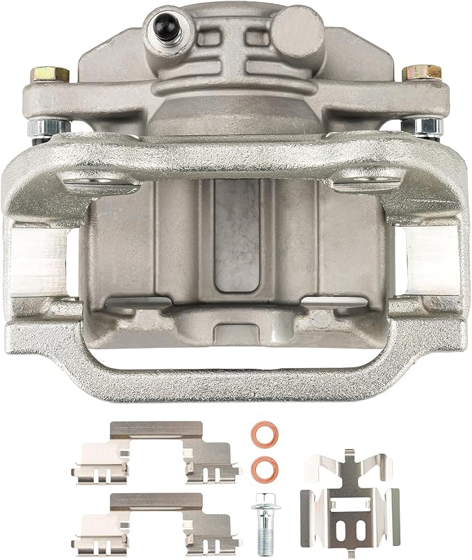 KAX Disc Brake Caliper Assembly Fit for Silverado 1500 2003-2006, Sierra 1500 2003-2006, Silverado 1500 Classic 2007, DTS 2006-2011, DeVille 2003-2005, Sierra 1500 Classic 2007, Rear Left Side