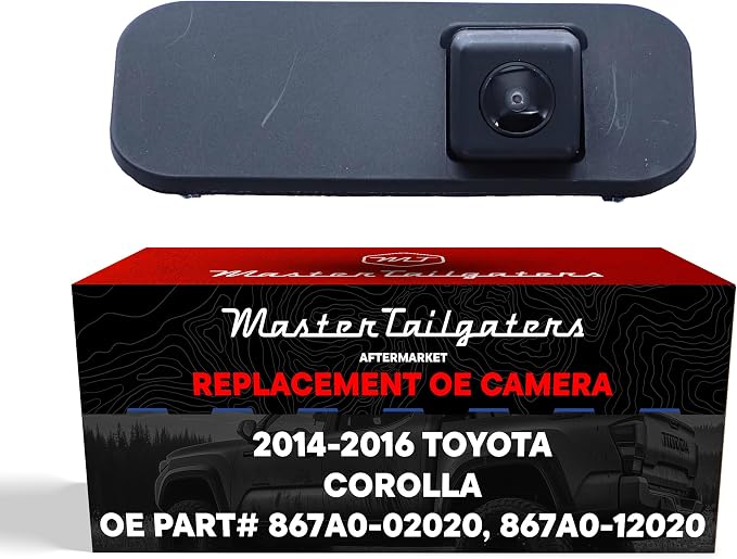 Master Tailgaters Replacement for Toyota Corolla (2014-2016) Backup Camera OE Part # 867A0-02020, 867A0-12020