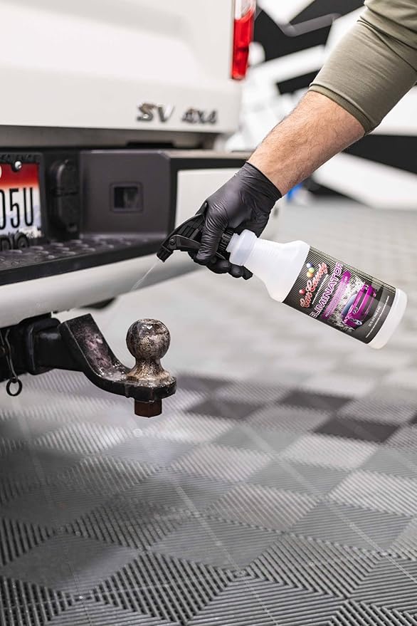 CarCandy Eliminator - Iron and Decon Remover; pH-neutral formula; Safe on All Exterior Surfaces and Wheel Types - 32 oz