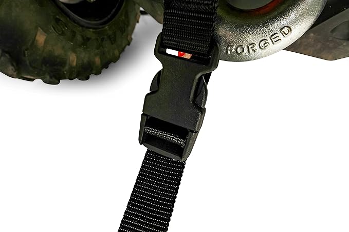 Black Boar ATV Cover - Features Waterproof Polyurethane Coating for Protection Against The Weather - Sewn-in Straps & Buckles - Olive, Large Up to 450cc (66018)