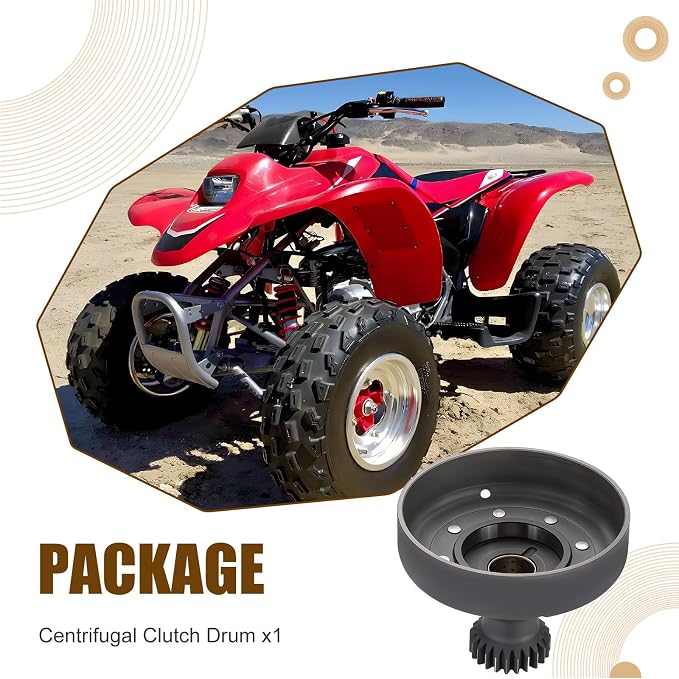 Centrifugal Clutch Drum for Honda TRX200 TRX200D Recon 250 TRX250TE TM TRX250EX TRX250X 1990-2023 22500-HM8-A40 22500-HS0-A00