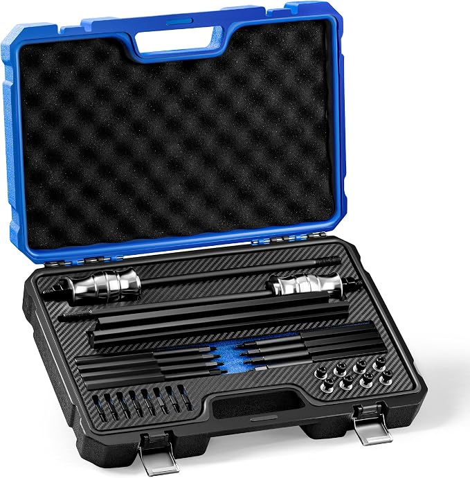Rail Assembly Replacer Master Tool Kit for GM Opel、Vauxhall & MG 1.0L, 1.4L, 1.5T, 1.6L Engines - EN-51146 EN-51146-100 EN-51146-150.Fuel Injector Disassembly Tool for Buick