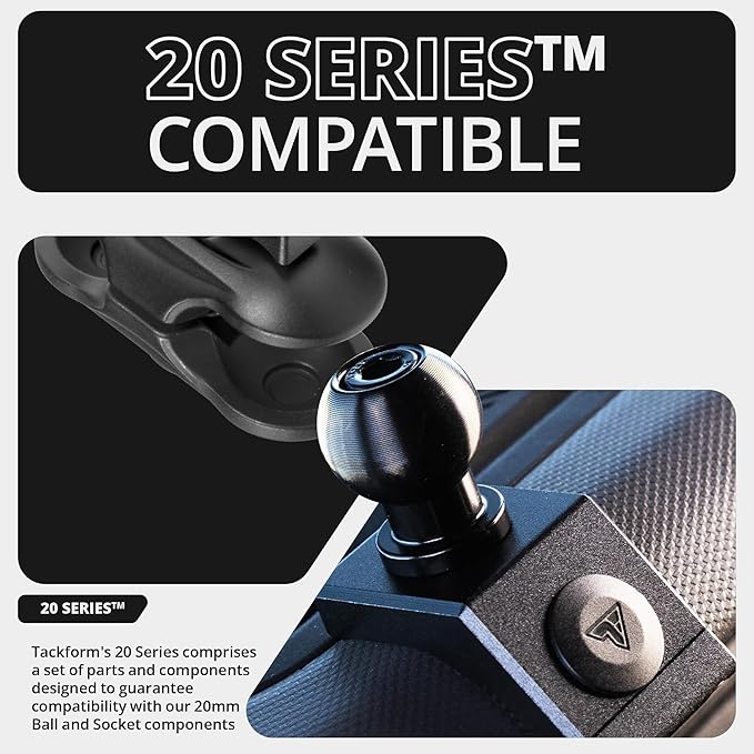 Tackform Link Phone Mount with Top Dash Clip - Compatible with 2021-2025 Ford Bronco | Aluminum | Zero Slip, Anti-Scratch | Universal Magnetic Phone Holder | 2" Arm | Green | (NOT MAGSAFE Compatible)