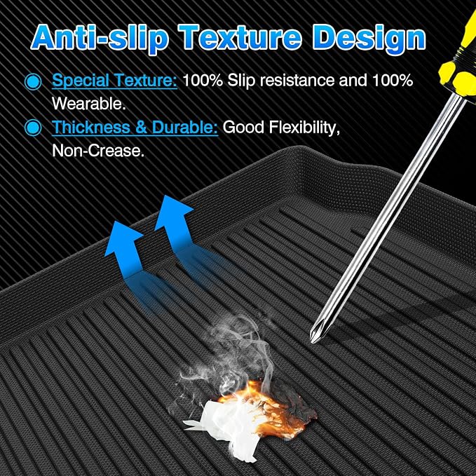 4Runner Cargo Liner - Trunk Mat for Toyota 4Runner 2025 2026 (Only fit for Gas 5 Seater) (Not for Hybrid EV & i-Force MAX), All Weather Cargo Mat for 4Runner Accessories,Car Accessories
