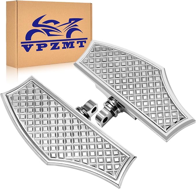 Passenger Floorboards, Rear Foot Pegs Footboards Footrests for Harley Touring Road king, Road glide, Electra glide, Street glide/Softail, Fat Boy, Bad Boy, Street Bob, Breakout, Heritage, Low Rider ST