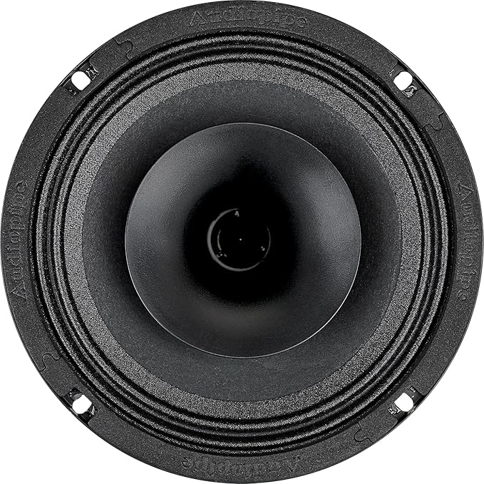 Audiopipe 6.5" Compression Horn Mid-Range Loudspeaker (APMB-628G-CHF) (Black, 6.5 Inch)