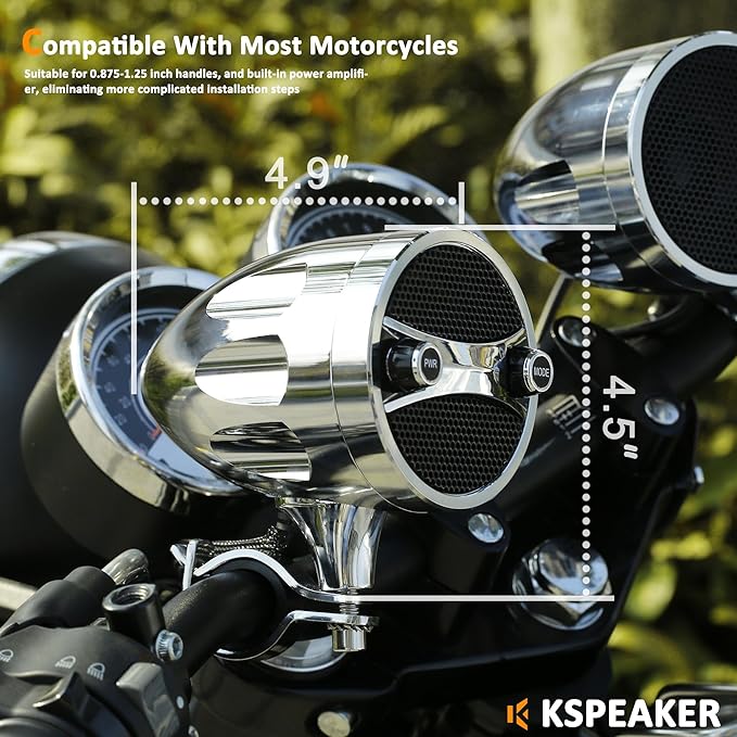 Motorcycle Speakers Motorcycle Bluetooth Speakers Motorcycle Speakers Bluetooth Waterproof Motorcycle Radio ATV Utv Sound System RZR Speakers Golf cart Stereo System Jet ski Speakers Sound bar