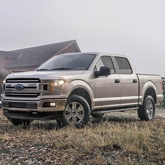 F150 Specific Side Window Sun Shades, 2015-2024 Vehicle Interior Shade for Baby Mesh Car Window Covers, Breathable, UV Protection and Heat Insulation (F150（2015-2024）, Front+Rear side-4pcs)
