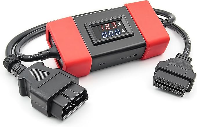A0282 OBD2 Adapter 24V to 12V for Heavy Diesel Truck, for Launch X431 Easydiag 2.0/3.0/GOLO and Thinkdiag OBD2 Scanner.
