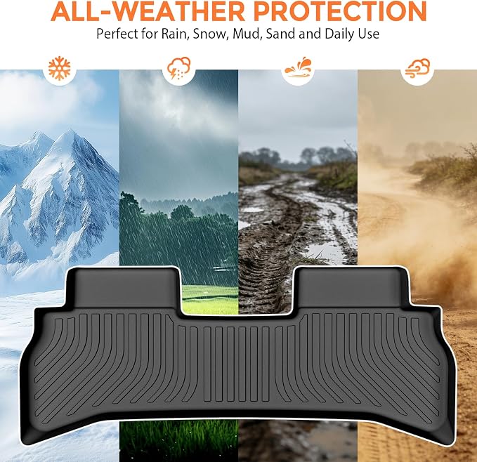 Floor Mats for Chevrolet Chevy Trailblazer FWD 2021-2026 (Only Fit for Cargo in Upper Deck Position, Not for AWD), Heavy Duty TPE All Weather Protection Waterproof Non-Slip (Floor Mats & Cargo Liner)
