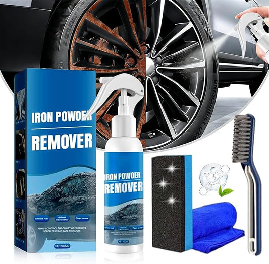 Multi-Functional Quick-Acting Rust Removal Spray, 2026 New 100ml Multipurpose Iron Powder Remover Spray for Car, Fast-Acting Formula & Easy Sprays Application for Metal, Bikes, Tools (100ML)