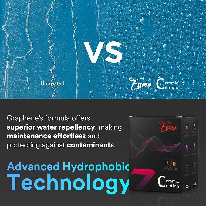 30 ml 10H Graphene Ceramic Coating Spray for Auto Cars High Gloss Hydrophobic Protection UV and Scratch Resistant Long-Lasting Shine