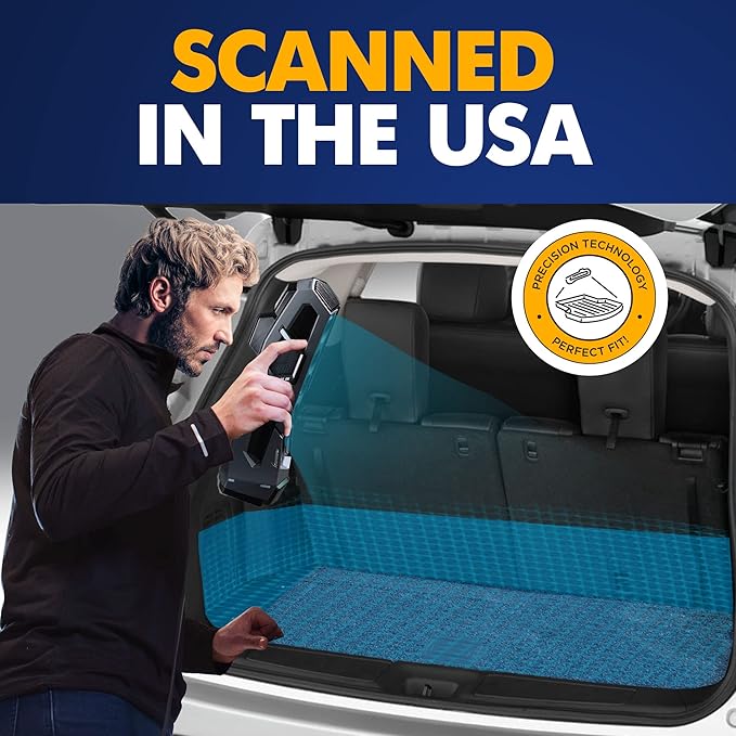 Premium Cargo Liner for Nissan Armada 2017-2025- 100% Protection - Custom Fit Car Trunk Mat - All-Season Black Cargo Mat - 3D Shaped Laser Measured Trunk Liners for Infiniti QX80