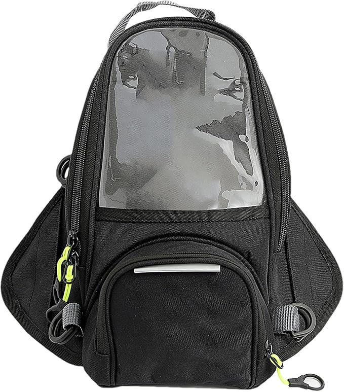 Magnetic Tank Bag - Waterproof Tank Organizer, Multi-Pocket Motorcycle Pouch | Compact Travel Companion Providing Weatherproof Protection for Long Road Trips, Storage Pack with Riding Use