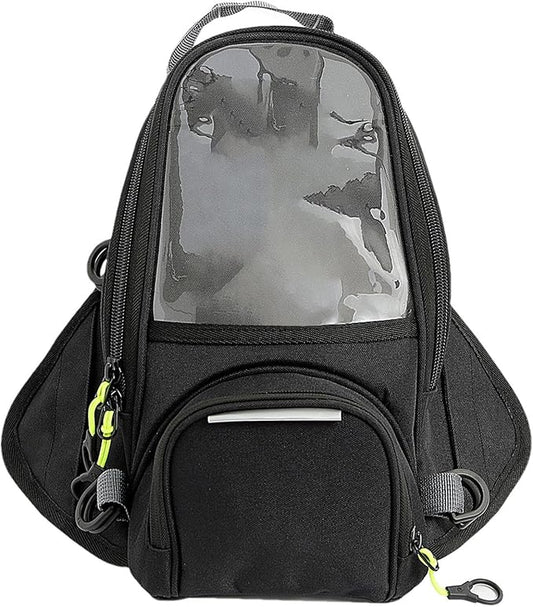 Magnetic Tank Bag - Waterproof Tank Organizer, Multi-Pocket Motorcycle Pouch | Compact Travel Companion Providing Weatherproof Protection for Long Road Trips, Storage Pack with Riding Use