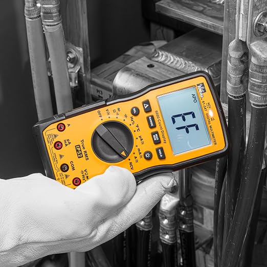 Ideal Electrical 61-347 AC/DC TRMS Multimeter, CAT III 1000V, CAT IV 600V