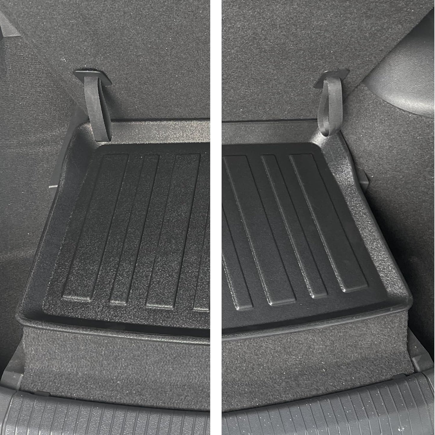 Premium Cargo Liner for Volkswagen Tiguan 7 Seat Model - Custom Fit Car Trunk Mat - All-Season Black Cargo Mat - 3D Shaped Laser Measured Trunk Liners