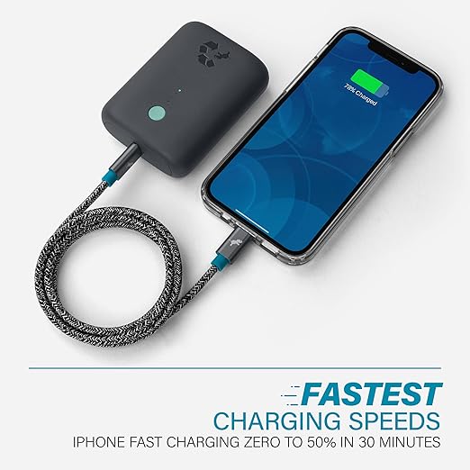 Nimble USB C to Lightning Cable 2M/6.6FT [Apple MFi Certified] iPhone Cable Type C iPhone Charger Fast Charging Compatible with iPhone 14 13 12 11 Pro Max X XR 8 7 6Plus SE iPad Airpod