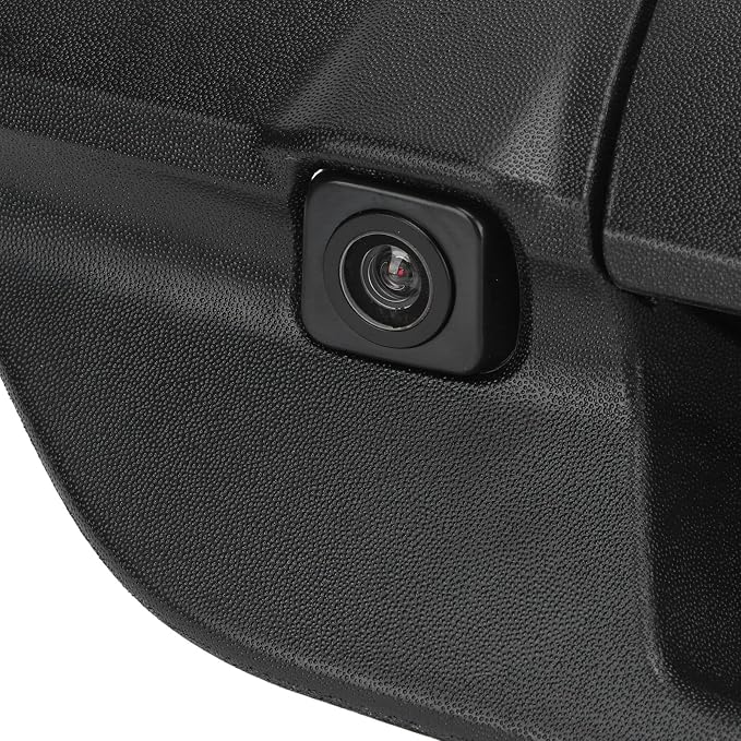 Car Trunk Handle Color Backup Camera Wide Angles Reverse Rear View for Safe Driving (Black)