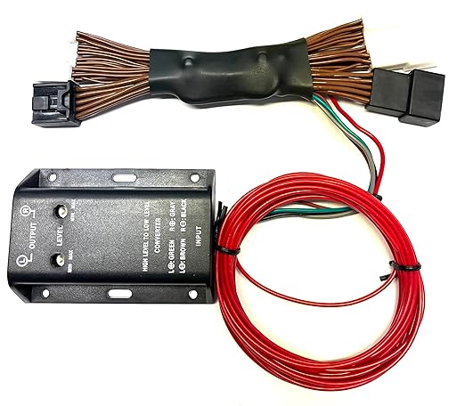 Add an Amp Amplifier Adapter Interface to Factory OEM Car Stereo Radio System for Select Toyota Vehicles- Add Subwoofer Bass Amp - No Factory Premium Amp- Vehicles Listed Below