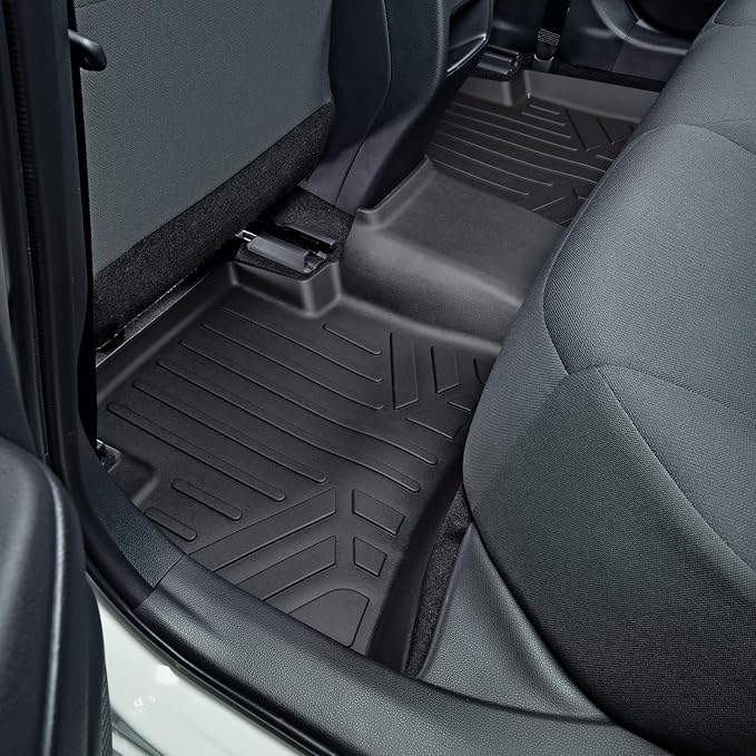 SMARTLINER Custom Fit Floor Mats 2 Row Liner Set Compatible with 2019-2025 Toyota Corolla