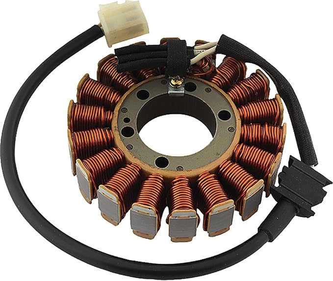 DB Electrical New 340-58038 Motorcycle Stator Coil 599cc Compatible with/Replacement for Yamaha YZF-R6 2003 2004 2005 2009, YZF-R6S 2006 2007 2008 2009 5SL-81410-00-00 AYA4045