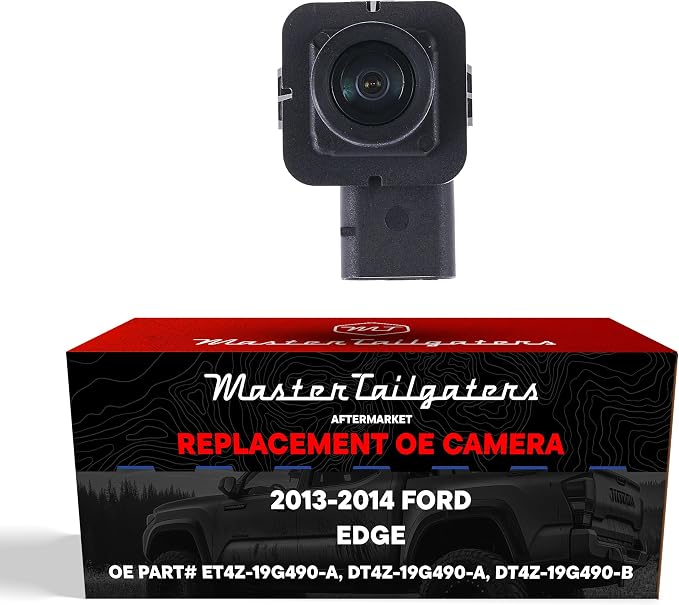 Master Tailgaters Replacement for Ford Edge (2013-2014) Backup Camera OE Part # ET4Z-19G490-A, DT4Z-19G490-A, DT4Z-19G490-B