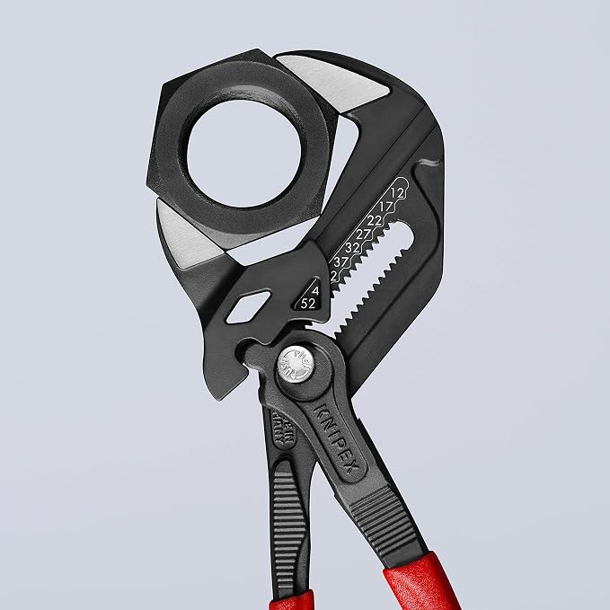 KNIPEX Pliers Wrench (8601250) 10-Inch and KNIPEX 8701180 7-1/4-Inch Cobra Pliers