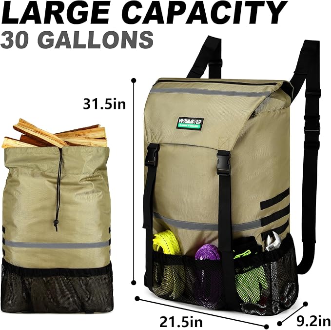 Spare Tire Trash Bag, Offroad Storage Bag Heavy Duty Truck Tailgate Fits up to 40" Tire, Large Recovery Gear Firewood Camping Cargo Storage for Jeep Truck SUV Car