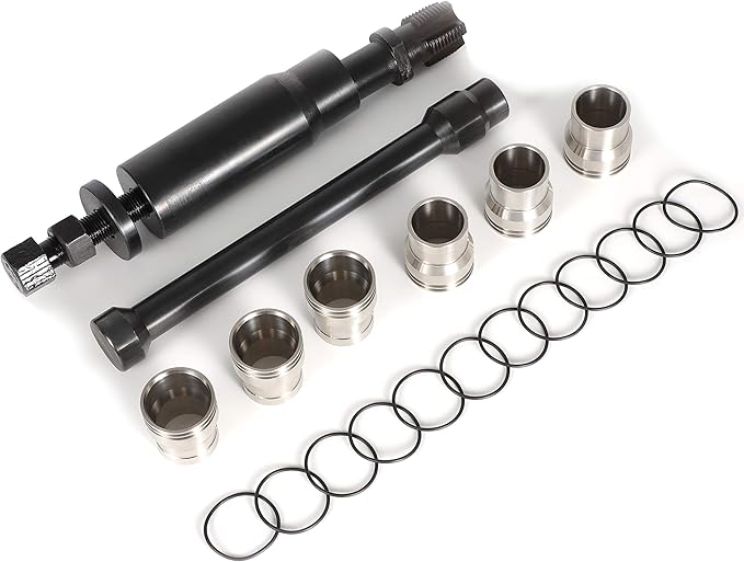 Injector Sleeve Cup Removal Installation Tool with Parts Kit for Cat 3126 / 3126B Caterpillar C7 C9 with Style HUEI injectors