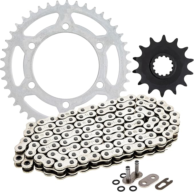NICHE Drive Sprocket Chain Combo for Kawasaki Ninja 300 EX300 Z300 Front 14 Rear 42 Tooth 520V O-Ring 106 Links